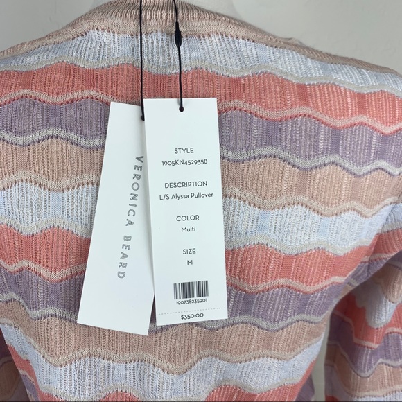 Veronica Beard Alyssa Pullover Multi Size Medium - Picture 6 of 7